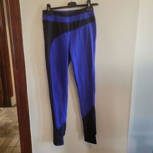 Free People Movement Blue Leggings with a half sock Size Small